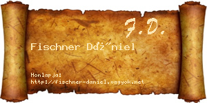 Fischner Dániel névjegykártya